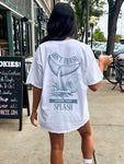 Don't Trash Where They Splash Print Women T-Shirts Vintage Oversize Trend Street