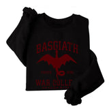 Vintage Fourth Wing Graphic Basgiath Sweatshirt