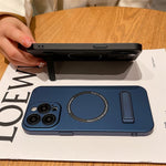 Handyhülle für iPhone Luxus für Magsafe Magnetisches kabelloses Laden