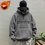 Sweat Shirt Loose Hoodie Winter Aesthetic Warm Tops Streetwear