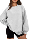 Women's Oversized Fleece Hoodie - Cotton Pullover Sweatshirt