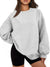 Women's Oversized Fleece Hoodie - Cotton Pullover Sweatshirt