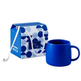 500ml Ceramic Mug Gift Package Blue Coffee Cup