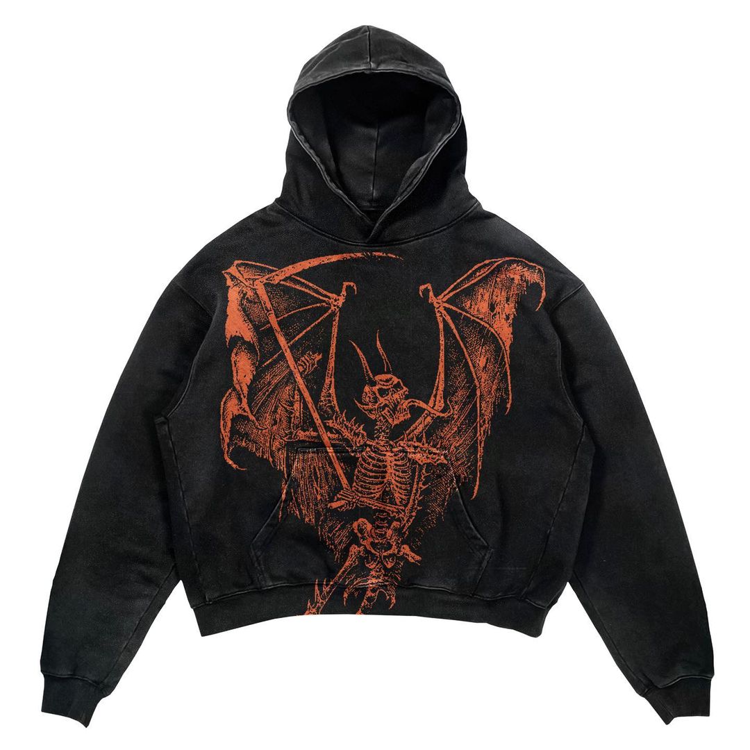 Hoodies Harajuku Streetwear Grunge Übergroße