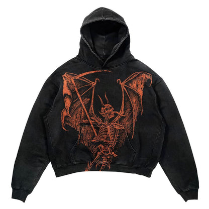 Hoodies Harajuku Streetwear Grunge Übergroße