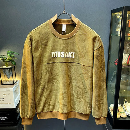 Fashion Men’s 2024 Fall Long Nightgown Casual Loose Fit Loungewear