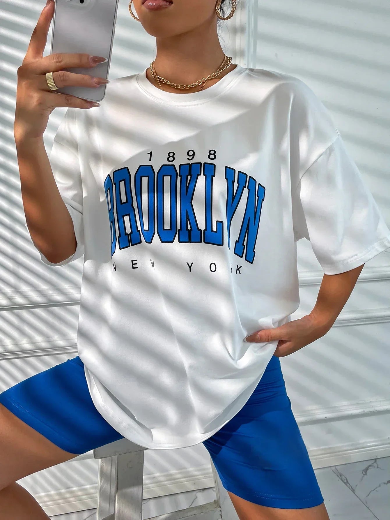 Women’s 1898 Brooklyn Graphic T-Shirt 90s Retro