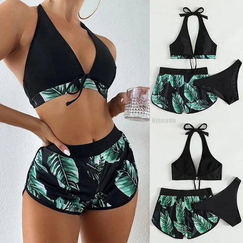 Sexy High-Waisted Beach Bikini Set for a Sultry Summer