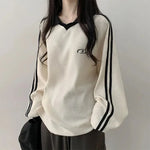 Spring Autumn Women Sweatshirts Polo Shirts Pullovers