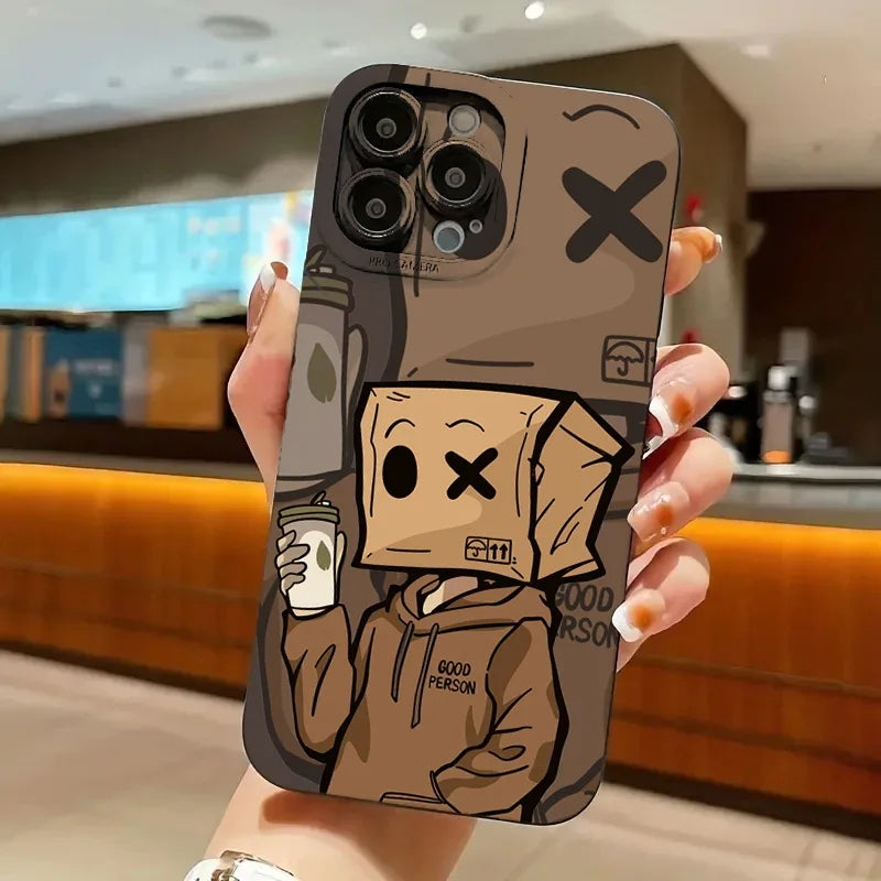 Cartoon Pattern Phone Case For iPhone