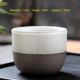 120ML Creativity Retro Teacups Rough Pottery