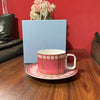 European Coffee Cup and Saucer Set Gift Box Tea Service