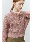 Twisted Sweater For Women's Autumn Winter New Hand Crochet Hollow Women