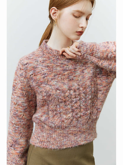 Pullover für Damen, handgehäkelt, hohl, Weiß