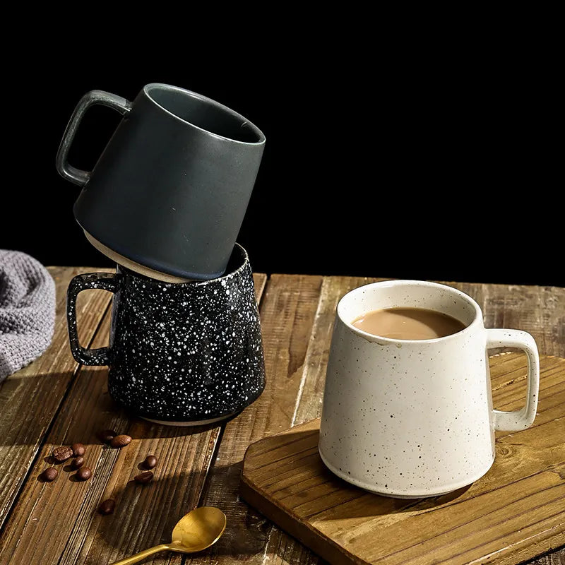 350ml Japanese Coarse Ceramic Mug Ceramic High Beauty