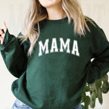 Stylish Mama Varsity Sweatshirt Super Mom Shirt for Mother's Day and Beyond