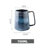 24 OZ Large Coffee Mugs, Tall Ceramic Cup with Handle