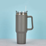 Edelstahl-Thermos-Vakuumbecher mit Griff, Tumbler, Termos-Tasse, Kaffeetasse