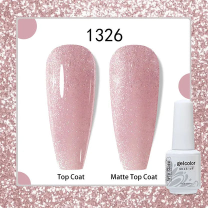 8ml Pure Color Gel Nail Polish Nail Art Manicure Semi Permanent