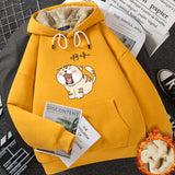 Warm Hooded Pocket Long Sleeve Thermal Hoodies Sweatshirts Autumn Winter Women