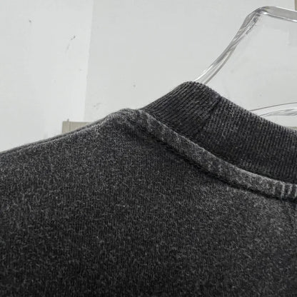 Oversized Saint T-Shirt Men Women Vintage Letter Print Streetwear