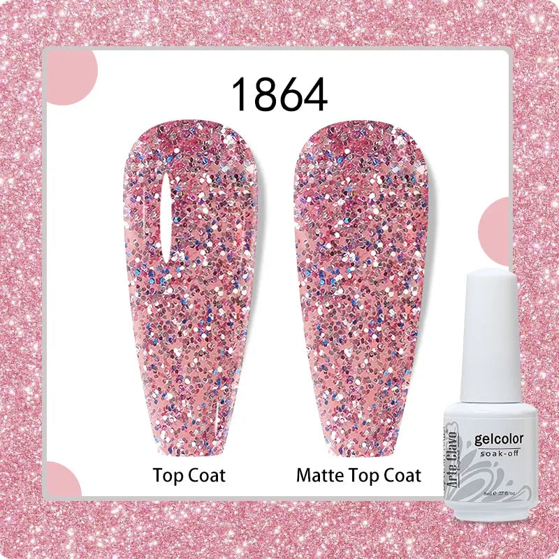 8ml Pure Color Gel Nail Polish Nail Art Manicure Semi Permanent