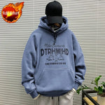 Sweat Shirt Loose Hoodie Winter Aesthetic Warm Tops Streetwear