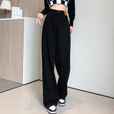 2024 High Waist Streetwear Straight Leg Jeans Girls Vintage Baggy