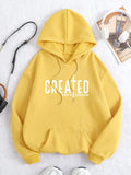 Created With At Purpose Hoodies Trendy Christian Sweatshirt