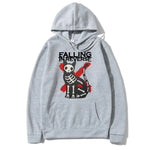 Streetwear Falling in Reverse Cat Graphic Hoodie