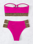 Sexy Strapless Bikini Swimsuit Belt Bikini Set Two Pieces Bathing Suit - xinnzy
