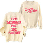 Gracie Abrams Hoodie I Miss You I'm Sorry Fan Made Merch