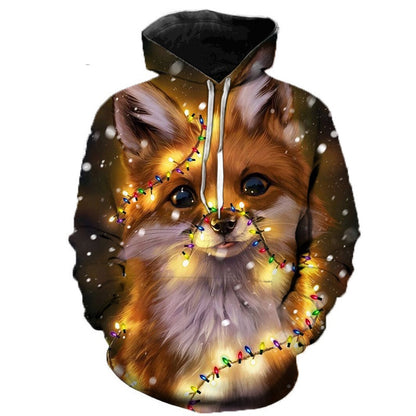 Fashion Cat 3D Hoodie Sweatshirts Pullover Casual Streetwear