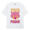 "Pussy Power" Funny Cat T-Shirt Women Vintage