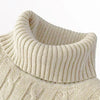Mens Ribbed Turtleneck Sweater Slim Fit Knit Pullover Lightweight