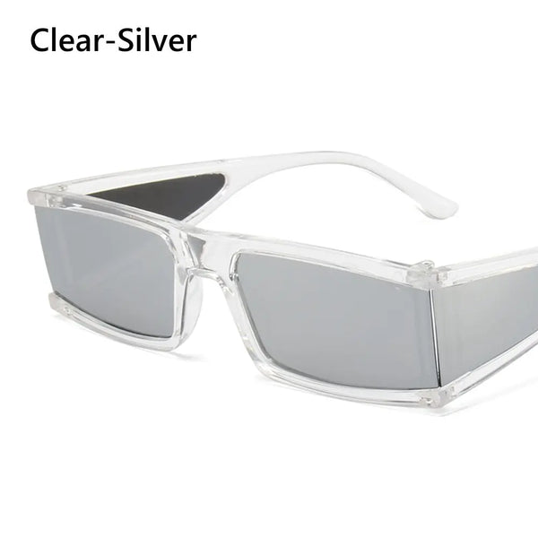 UV400 Rectangle Punk Designer Sunglasses Women