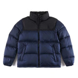 Men Winter Fluffy Puffer Jacket Thick Warm Streetwear Coat