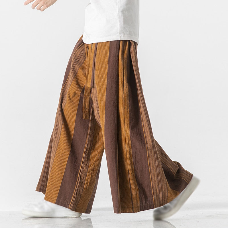 Harem Pants Casual Kimono Wide Leg Ice Silk Pants Chic Unique