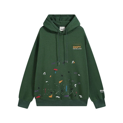 Fashion Zipper Hoodies for Men Spring Summer Letter Print Casual Hoodie