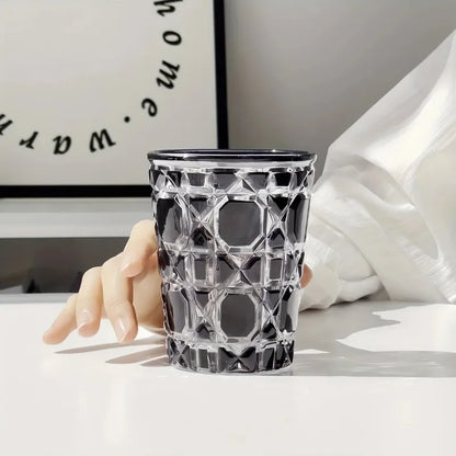 310ml Glas Wasserflasche Glaswaren Vintage Wasserbecher Trinken 