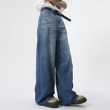 Men's Sewing Pattern Wide Leg Stacked Jeans