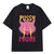 "Pussy Power" Funny Cat T-Shirt Women Vintage