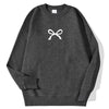 Casual Women's Sweatshirts Kawaii Bow Graphic Prints Pullover
