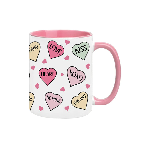 1pc Love Bubbles Mug 11oz Tea Milk Valentine's Day Anniversary Gifts