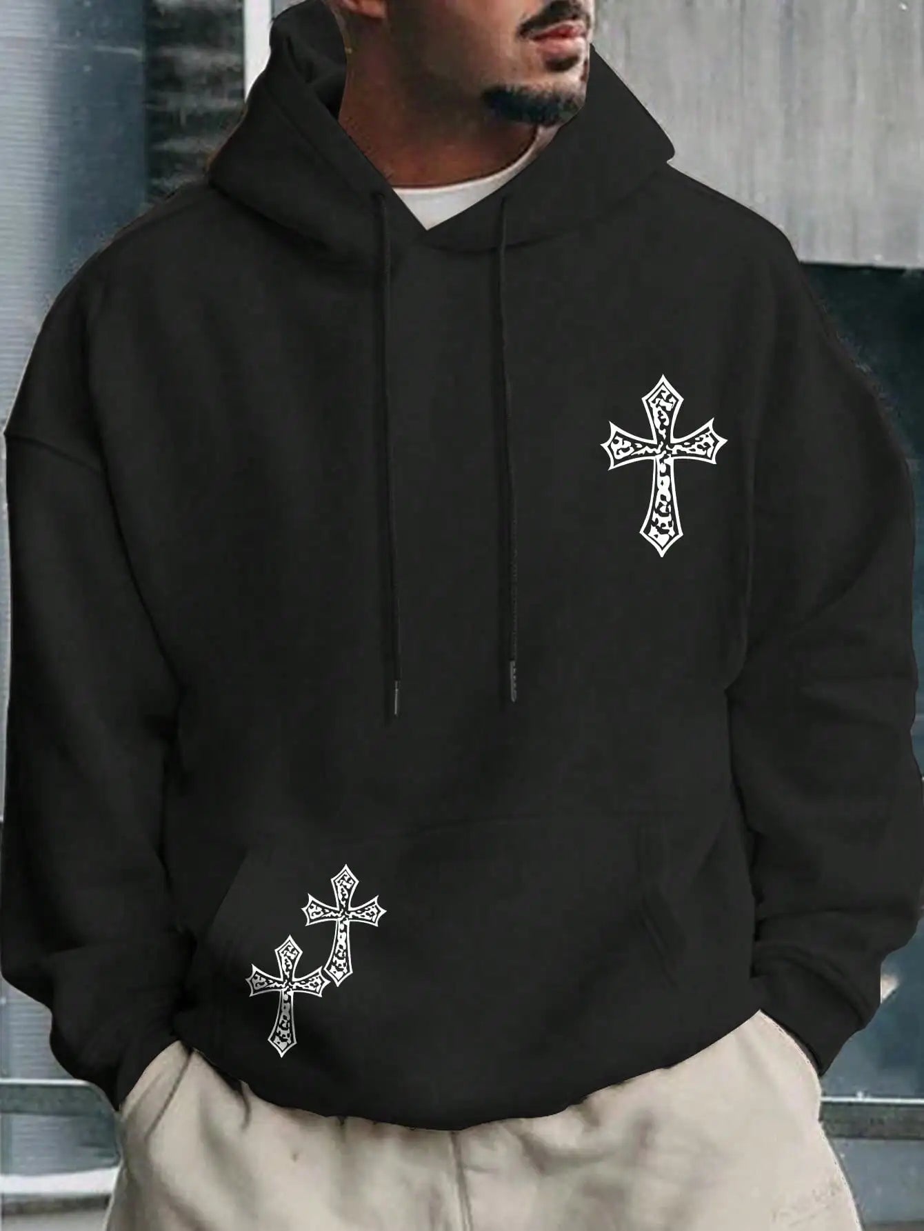 Autumn Winter Loose Hoody Casual Sweatshirt Fleece