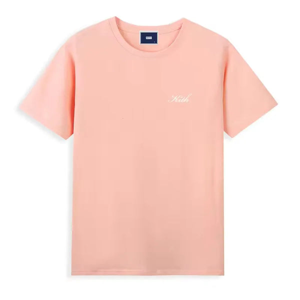 High-Quality Embroidery Logo T-Shirt Men Women Summer Loose Tops