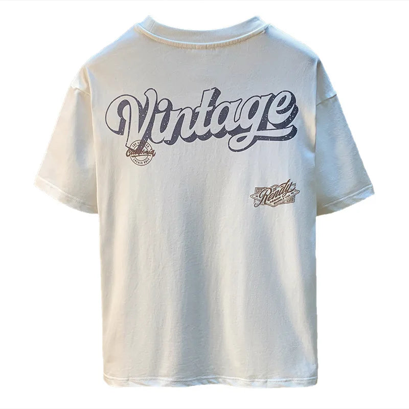 Breathable Printed T-Shirt Men’s Loose Fit Casual Summer Style