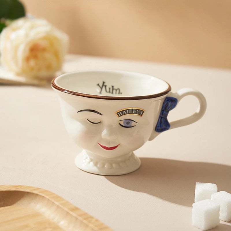 Retro Coffee Cup Breakfast Tea