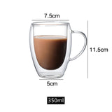 150/250/350/450ml Heat Resistant Double Wall Coffee Cup