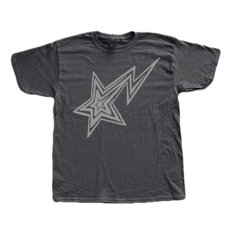 Men's Casual T-Shirt Star Printed Streetwear